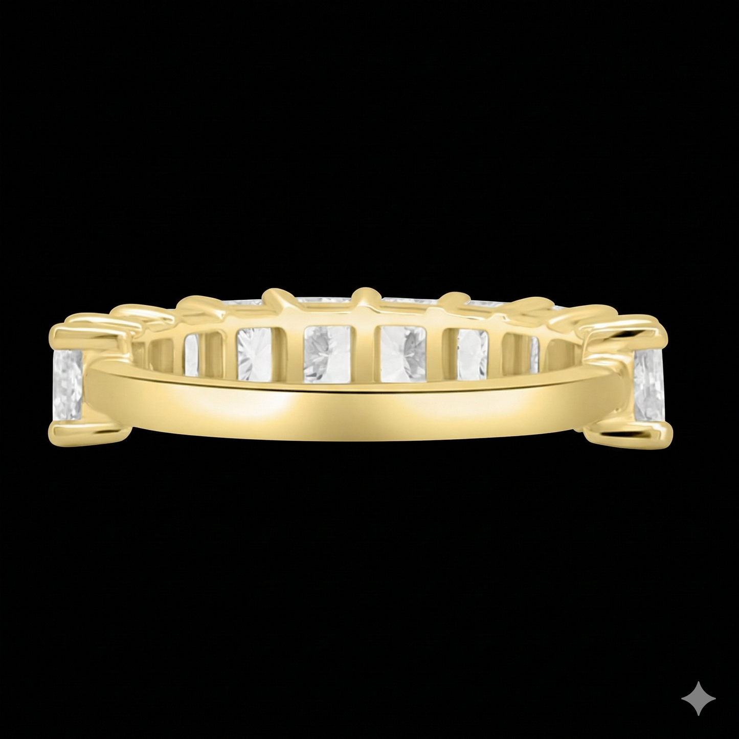 The Radiant Band - Luxury Radiant Cut Diamond Wedding Band