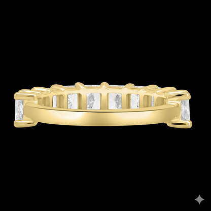 The Radiant Band - Luxury Radiant Cut Diamond Wedding Band