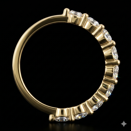The Round Band - Luxury Diamond Wedding Band
