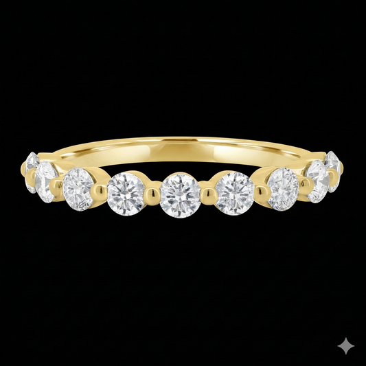The Round Band - Luxury Diamond Wedding Band