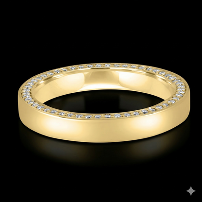 The Cigar Band - Luxury Men's Wide Wedding Band