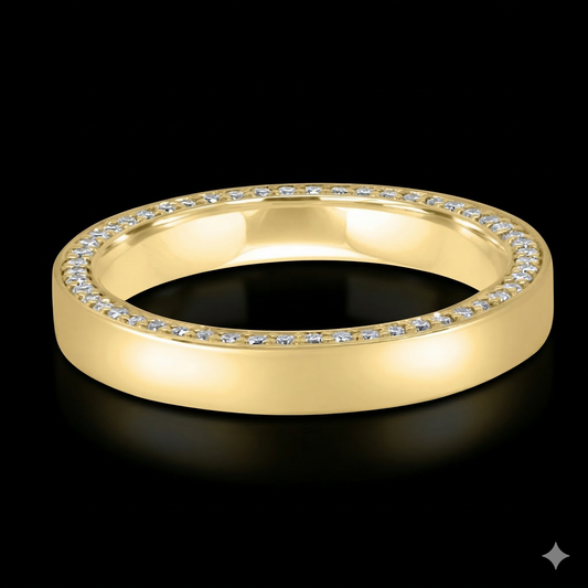 The Cigar Band - Luxury Men's Wide Wedding Band